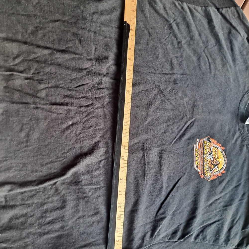 Gildan Black Tee with Vibrant Logo - Picture 4 of 5